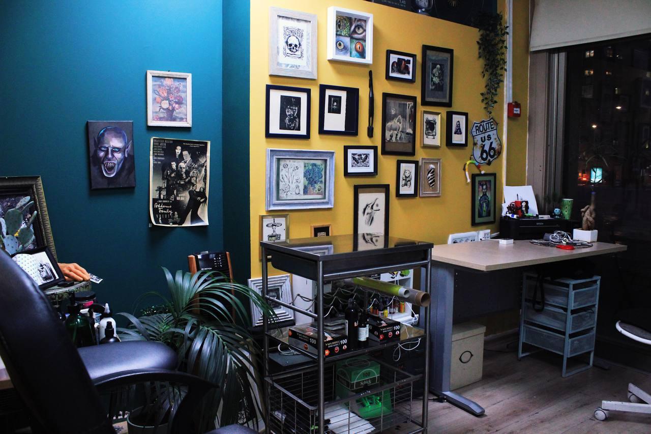 Tattoo studio in Israel